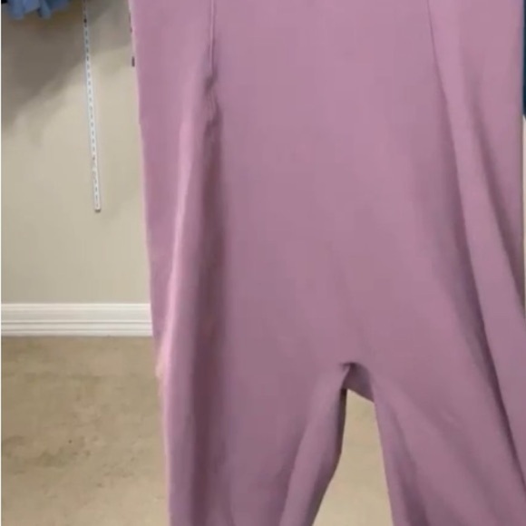 Nike WOMENS ZENVY DRI-FIT SHORTs BODY SUIT one piece romper purple - Picture 3 of 5